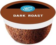 Amazon Brand - Happy Belly Dark Roast Coffee Pods, Compatible with K-Cup Brewer, 96 Count