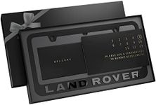 Black License Plate Frame for Land Rover