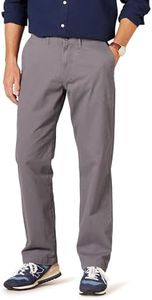 Amazon Essentials Men's Classic-Fit Casual Stretch Chino Pant, Dark Grey, 36W x 30L