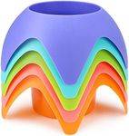 Beach Vacation Essentials Accessories - Beach Sand Coasters Drink Cup Holders, Beach Trip Must Haves for Women Adults Family Friends(Multicolor, 5 Pack)