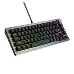 Cooler Master CK720 Hot-swappable Mechanical Keyboard with Kailh Box V2 Mechanical Brown Switch, 65% Layout, USB-C Connectivity, RGB Lighting and 3-Way Dial, Black