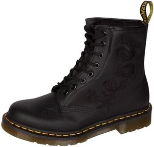 Dr. Martens Women's 1460 Vonda Mono Fashion Boot, Black Softy T, 8