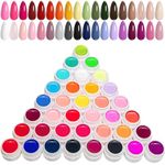 anezus EVICOME Professional UV Gel Nail Polish,Set of 36 Lasts Upto 21 Days, Super Glossy Finish, Non-Chipping, Non-Smudging, Quick Drying Nail Polish, 36 ml