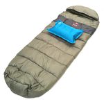 Aim Emporium Indoor Outdoor Adult Mummy Shape Sleeping Bags Temp 10°C to -5°C for Heavy Winter, Weight up to 3 kg.