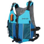 Owntop Swim Jacket Adult, Lightweight Kayak Swim Vests, Hydration Pocket for Wakeboard, Boating, Fishing, Water Sports (Blue, M/L)
