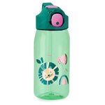 FunBlast Cute Water Bottle with Sipper, Water Bottle for kids, Sipper Bottle for Kids - Anti-leak Cartoon Kids Water Bottle for Kids (550 ML) (Lion) - Tritan, Pack of 1, Multicolor