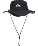 Quiksilver Men's Bushmaster Protection Floppy Visor Bucket Sun Hat, Black, S-M UK