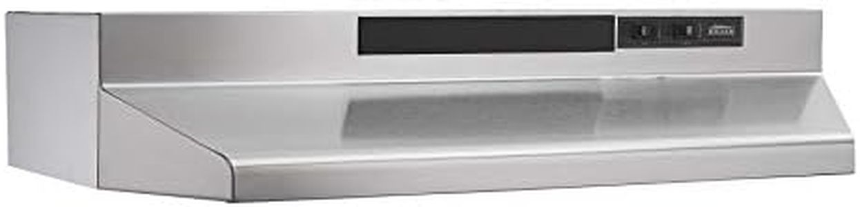 Broan F402404 24-Inch Two-Speed 4-Way Convertible Range Hood, Stainless Steel