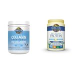 Grass Fed Collagen Peptides | 10g Collagen Per Serving & Raw Organic Protein, Vanilla, 624g