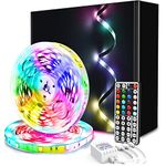 phopollo Led Strip Light, 30m Led Lights with 44 Keys Remote, Flexible RGB Colour Changing Led Light Strips for Bedroom, Party (15mx2)