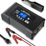 High-Performance Car Battery Charger for Fast and Efficient Charging,36 Volt Golf Cart Charger,for EZGO TXT Text with Powerwise,Lithium, LiFePO4, Lead-Acid AGM/Gel/SLA..Battery Charger,D Style Plug