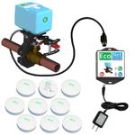 EcoNet Controls EVC300-HCLXL-SK9 Bulldog-JW WiFi Valve Robot, Auto Water Shutoff, Leak Detection, Install, No Plumbing Needed, Supports 3-20 Sensors, Smart Home