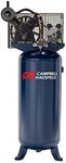 CAMPBELL HAUSFELD 60 Gallon Vertical Air Compressor 230V, 3.7 HP, 175 PSI - Ideal for Home Improvement Projects, Reliable Air Compressors for Workshop and Garage Needs