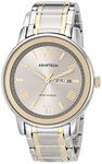 Armitron Men's 20/4935SVTT Day and Date Function Two-Tone Stainless Steel Bracelet Watch