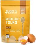 Judee's Dried Egg Yolk Powder - 1.5 lb XL Pouch - Baking Supplies - Delicious and 100% Gluten-Free - Perfect for Homemade Baked Goods, Sauces, Ice Cream Toppings, and More - Great Source of Protein