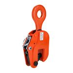 NORJIN 2T Vertical Plate Lifting Clamp, Universal Steel Sheet Clip Lifter Metal Steel Plate Clamps for Lifting and Transporting, 4400 lbs Capacity