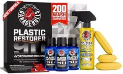 garage bulls Car Plastic Restorer & Hydrophobic Trim Ceramic Coating Kit Car Accessories Long Lasting Coating (3 Pack)