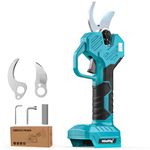MtiolHig Cordless Electric Pruning Shears Compatible with Makita 18V: 1.5-2 Inch Portable Pruning Shears- Garden Pruners Tool with LCD Display & SK7 Blades for Tree, Branch, and Grass Trimming