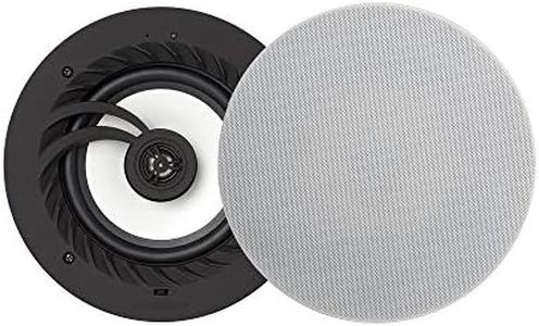 Lithe Audio 6.5" 2-way Passive IP44 Ceiling Speaker (01557) (single Passive), 60W RMS, IP44, Works with Any Amplifier, Perfect for Bathrooms, Bedrooms & Kitchens