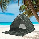 Eplze Automatic Pop Up Beach Tent Instant Portable Quick Sun Shelter for 2-3 Persons (Camouflage)