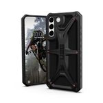 URBAN ARMOR GEAR UAG Designed for Samsung Galaxy S22 Plus Case Kevlar Black Rugged Lightweight Slim Shockproof Premium Monarch Protective Cover, [6.6 inch Screen]