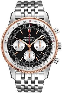 Breitling Navitimer 1 Chronograph Automatic Chronometer Black Dial Men's Watch UB0127211B1A1