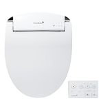 SmartBidet SB-2400RR Electric Bidet Seat for Round Toilets and French Curve Toilets with Remote Control, LED Night Light, Heated Seat