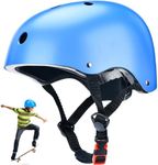 EIIEHX Kids Bike Helmet, Adjustable Toddler Bicycle Helmet Girls Or Boys Ages 2-8 Years Old Child Multi-Sports Helmet for Cycling Skateboard Scooter Blue