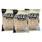 Milky Chew Stick Style Treats for Dogs of All Ages and Sizes, Premium Milk Flavored Dog Snacks, Rawhide Free, Nutritional Benefits, Strengthen Bones and Teeth, Pack of 3