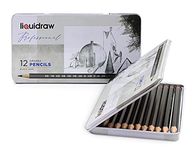 Liquidraw Drawing Pencils Set of 12, Graded Pencils For Artists, Sketching, Art, Sketch (8B-2H) Graphite Hard & Soft Pencil Set