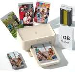 4x6 Photo Printer with 108 Sheets &