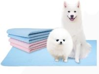 2 Pack Washable Reusable Pee Pads for Dogs | XL (39" x 31") Blue, Pink | 100% Waterproof & Extra Absorbent Incontinence Bed Pads | Large Non-Slip Puppy Pads | Pet Training & Housebreaking