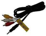 UpBright AV Audio Video Cable Cord Compatible with Sony Handycam CCD-TRV Series Hi8/8XR/72x ccd-trv16 CCD-TRV48 CCD-TRV48e CCD-SC55 CCD-SC55e ccd-trv58 CCD-TRV68 CCD-TRV78 CCD-TRV78e CCD-TRV88