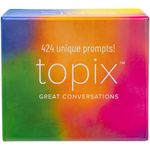 TOPIX - 424 Conversation Starters, Family Dinner Conversation Cards & Date Night Ice Breaker Topics for Married Couple or Old Friends, Recall Our Best Moments