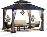 Sunjoy Hardtop Gazebo 10 x 12 ft. O