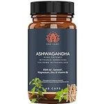 Ashwagandha KSM-66 + Sensoril (15-20% Withanolides) Adaptogen and Nootropic for Deep Sleep, Wellness, Energy, Concentration, and Cortisol Reducing Supplement | 2 Months Supply