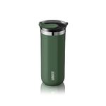 WACACO Octaroma Grande Vacuum Insulated Coffee Mug, Double-wall Stainless Steel Travel Tumbler With Drinking Lid, 15 fl oz (435ml), Green