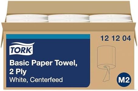 Tork Soft Centerfeed Hand Towel White M2, High Absorbency, 6 x 600 Sheets, 121204