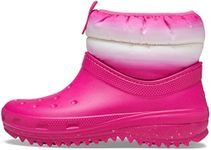 Crocs Women's Classic Neo Puff Shorty Boot W Snow, 3/4 UK, Candy Pink Stucco, 7 US