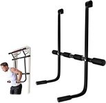 BODYROX Pull Up Bar 4 Grips Foldable Doorway Chin up Bar | Multi-Grip Door Way Home Gym Fitness | Elevated Design, Heavy Duty, Mountable Door Pull Up Bar