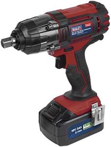 Sealey 18V 1/2" Sq Drive Cordless Impact Wrench - Red