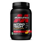 Muscletech Nitrotech 100% Whey Gold, 907g (2lbs), Mango Delight, Primary Source- Whey Protein Isolate, 24G OF PURE PROTEIN FOR ENHANCED LEAN MUSCLE, STRENGTH AND RECOVERY, Gluten Free, Vegetarian