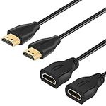 Anbear 4K HDMI Extension Cable 1FT 