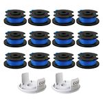 String Trimmer Replacement Spool Line, Compatible with Ryobi One+ AC14RL3A, Olt1832 Rac124, 0.065"/1.6mm Strimmer Line Replacement for Ryobi 18V 24V 40V Strimmer, Cordless Trimmer Line 11ft (14PCS)