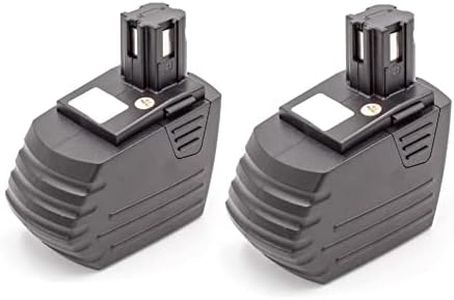 vhbw 2x batteria compatibile con Hilti SFH151, SF150, SF150-A, SF150A, SF151, SF151-A, SF151A, SFH 151-A attrezzi da lavoro (1500 mAh, NiMH, 15,6 V)