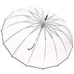 Kung Fu Smith Large Clear Umbrella 