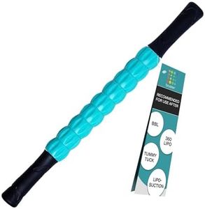Bruizex Post Liposuction Massager Roller for Lymphatic Massage Drainage & Fibrosis Treatment I Surgery Recovery After 360 Lipo, Tummy Tuck, BBL I Works with lipofoam, Compression Garment, Faja