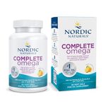 Nordic Naturals Complete Omega 3 Fish Oil Supplement | 565 Mg Omega 3 Fish Oil | EPA & DHA Supplement With Gla, Oa | Fish Oil Omega 3 6 9 Dietary Supplement | Lemon Fish Oil 60 Fish Oil Softgel