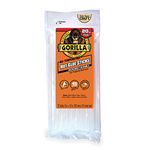 Gorilla Hot Glue Sticks, Full Size, 8" Long x .43" Diameter, 20 Count, Clear, (Pack of 1)