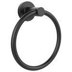 SetSail Towel Holder for Bathroom Wall Matte Black Towel Ring 304 Stainless Steel Hand Towel Holder Heavy Duty Towel Hanger for Kitchen